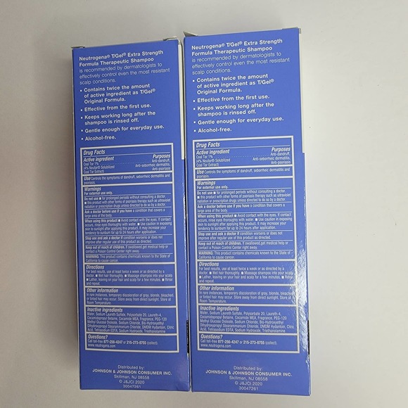 2 bottles T/Gel ® Therapeutic Shampoo Extra Strength 6 ounces medicated styling - Picture 12 of 13